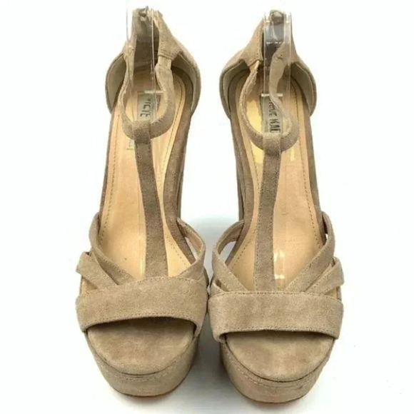Steve Madden platforms sz 10 P-gabbi suede chunky - Picture 3 of 14